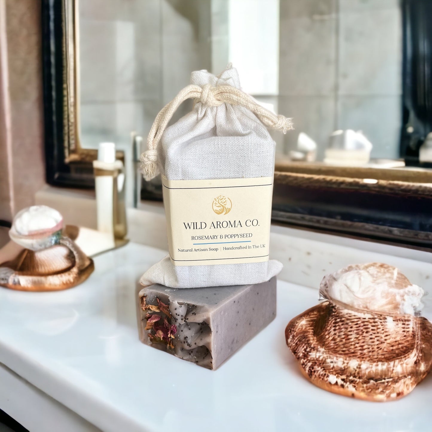 Rosemary & Poppyseed Soap | Bath & Body