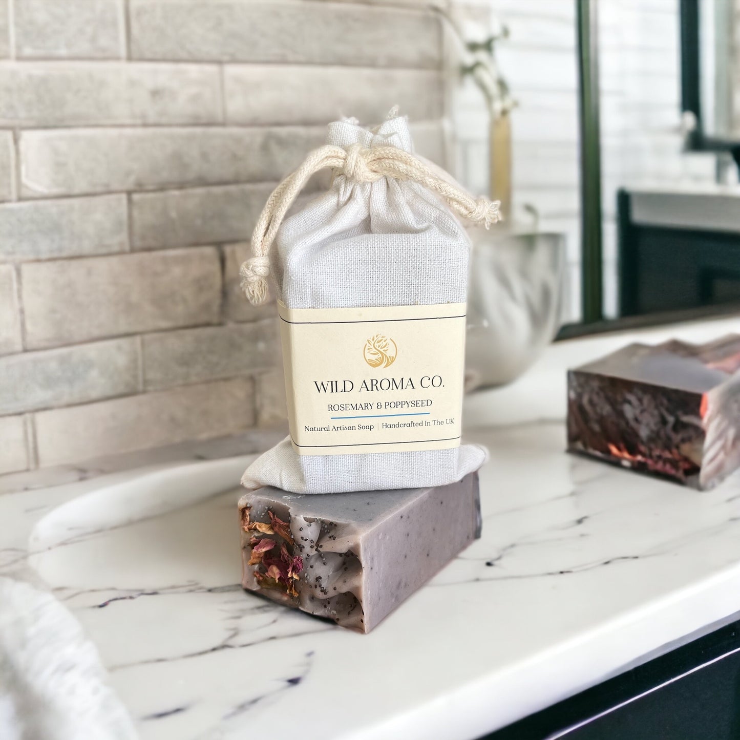 Rosemary & Poppyseed Soap | Bath & Body