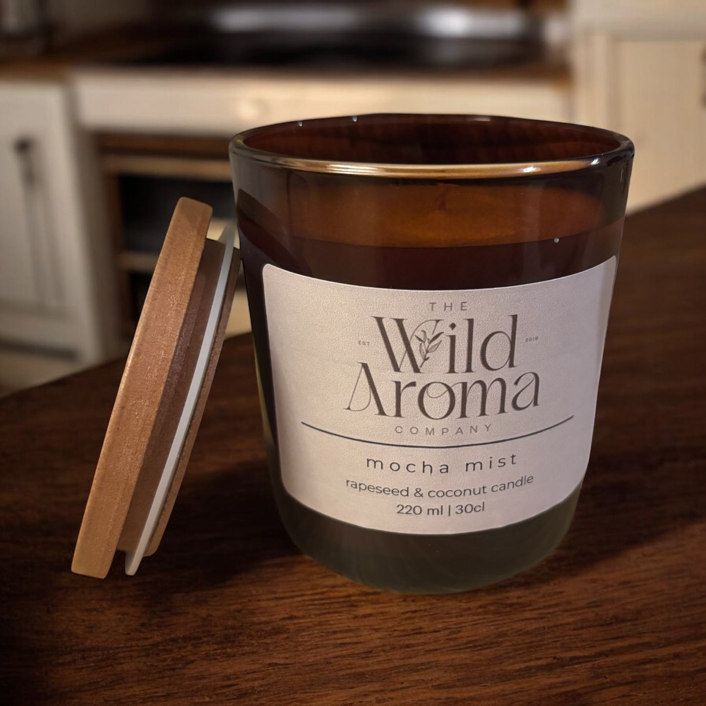 Mocha Mist | Amber Jar Candle