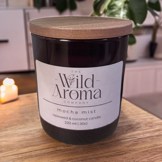 Mocha Mist | Amber Jar Candle