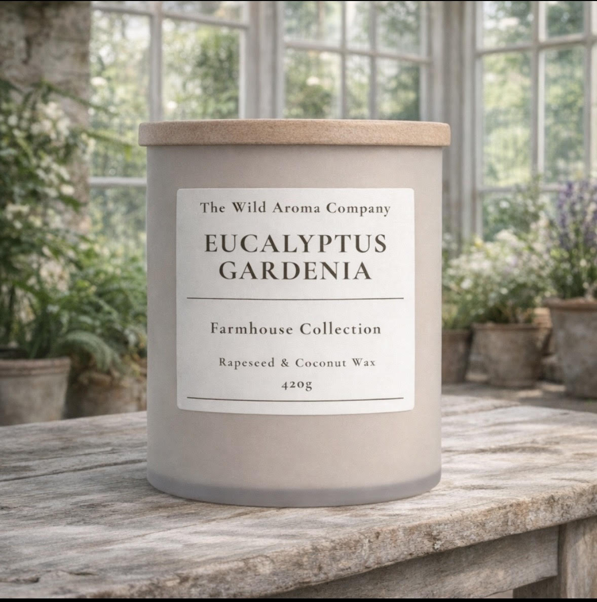 Eucalyptus Gardenia  Candle | The Wild Aroma Company