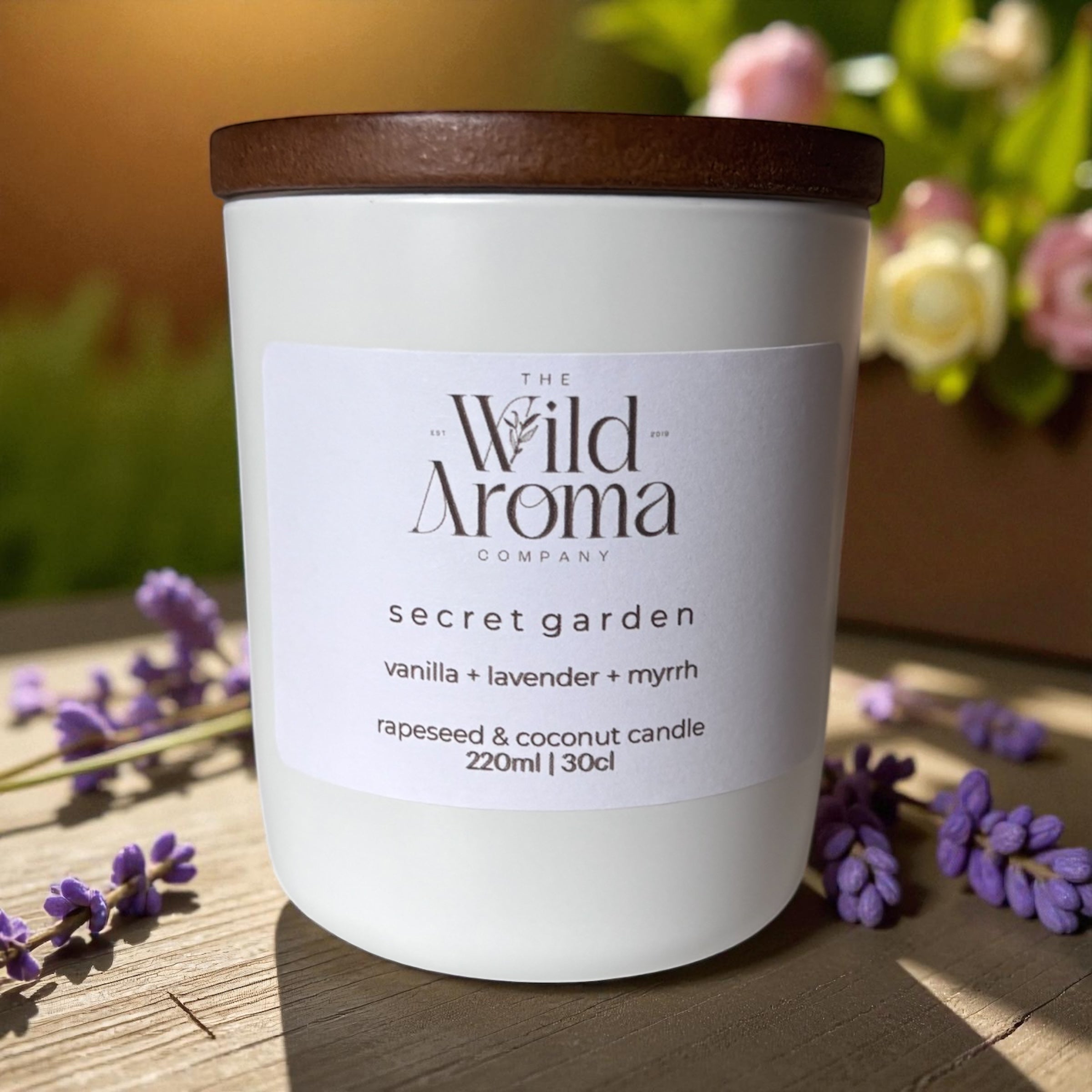 Secret Garden | White Jar Candle