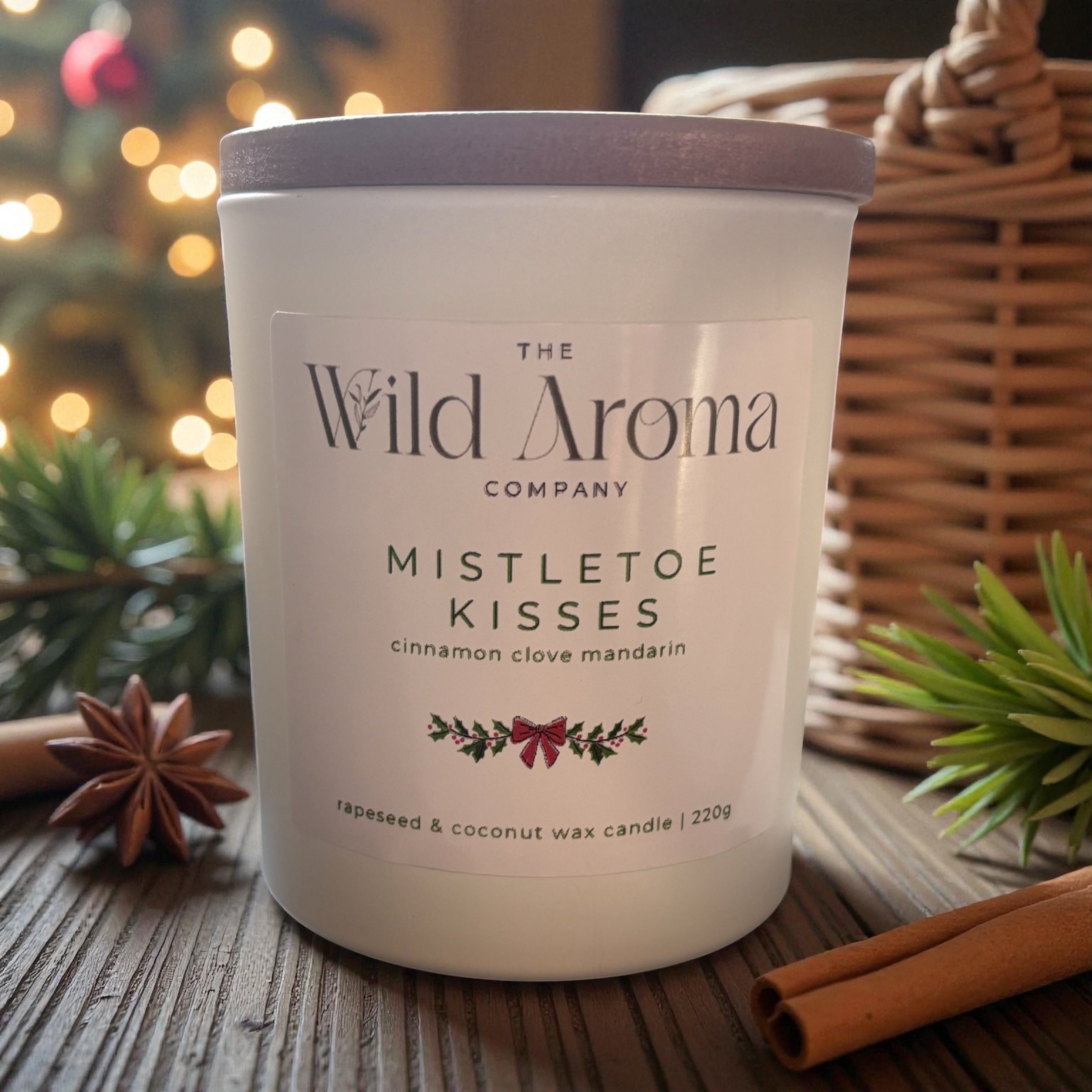 Mistletoe Kisses Candle | The Wild Aroma Company